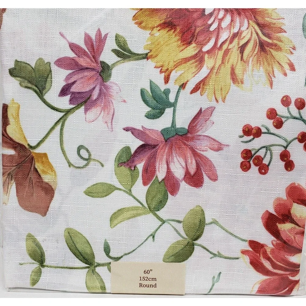 Printed Fabric Tablecloth 60